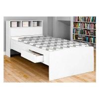 Cama Solteiro Ravena c/ 2 Gavetas Branco - Conquista