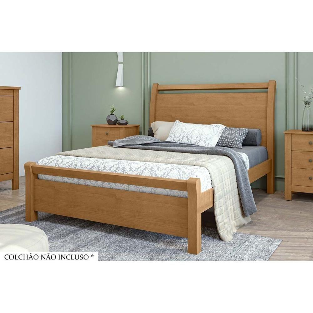 Cama de Casal Reali Rovere/Amêndoa - Lopas - 1