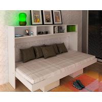 Cama Multifuncional Juvenil Articulada Dobrável CM8020 Branco - Tecno Mobili - 1