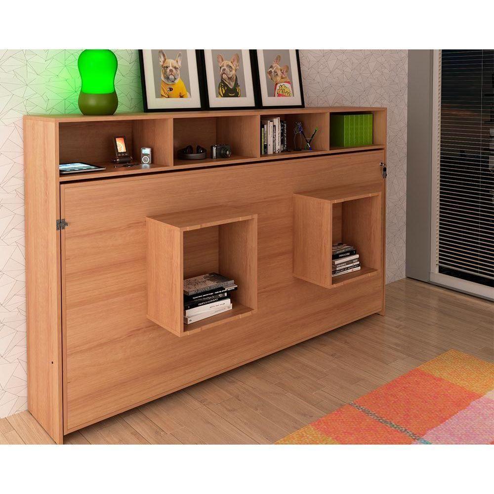 Cama Dobrável Articulada Multifuncional CM8020 Amêndoa - Tecno Mobili - 8