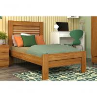 Cama Solteiro Safira Branco/Neve - Tcil Móveis - 1