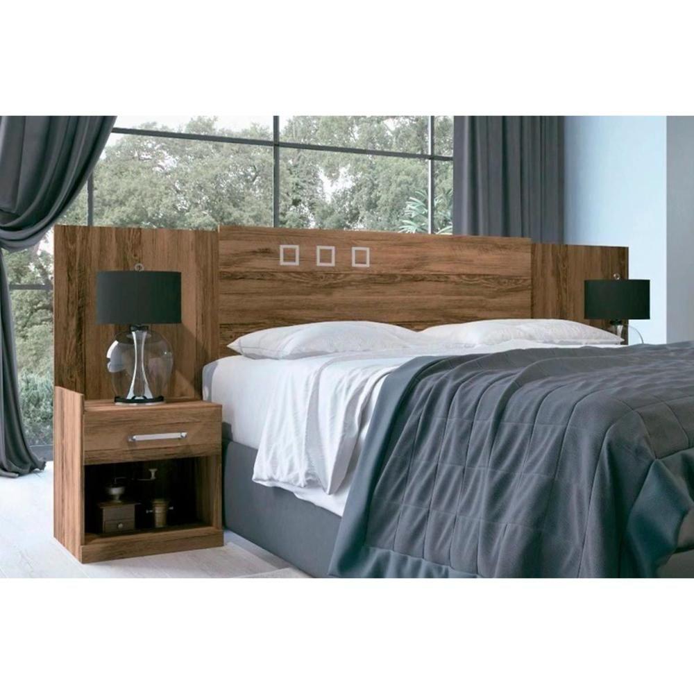 Cabeceira Cama Box Madeirado Casal/Queen Havana Plus c/ 2 Gavetas Demolição - Santos Andirá - 1