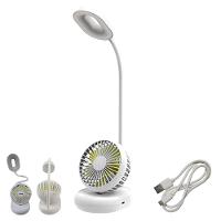 Luminaria Ventilador Flexivel 2x1 Led Sem Fio Usb - 1