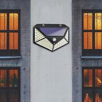 Luminaria Solar Sensor Inteligente 3 Funçoes Kit 4 Uni