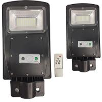 Luminaria Solar 60W Poste Led 2 Und Sensor De Movimento - 1