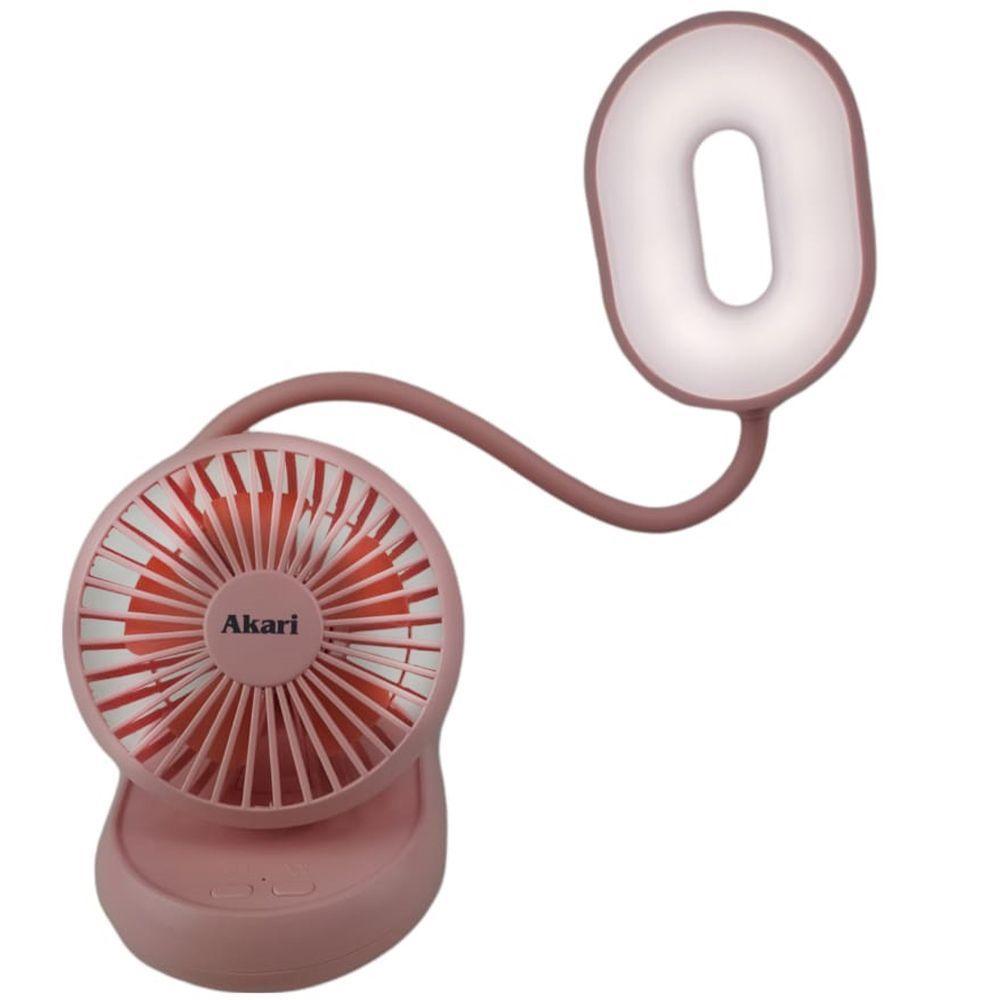 Luminaria Ventilador Led Ajustavel Flexivel 2x1 S/Fio Usb - 4