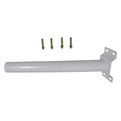 Suporte Barra Parede Luminaria Solar Rua Poste Aço