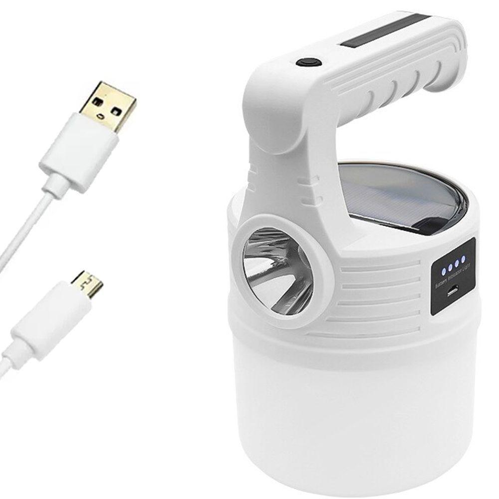 Luminaria Solar 2x1 Duplo Led Lanterna A Prova De Agua - 1