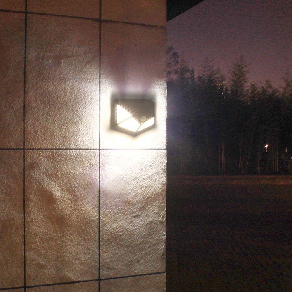 Luminaria Solar Sensor De Movimento Led Lampada Prova D'Agua - 4