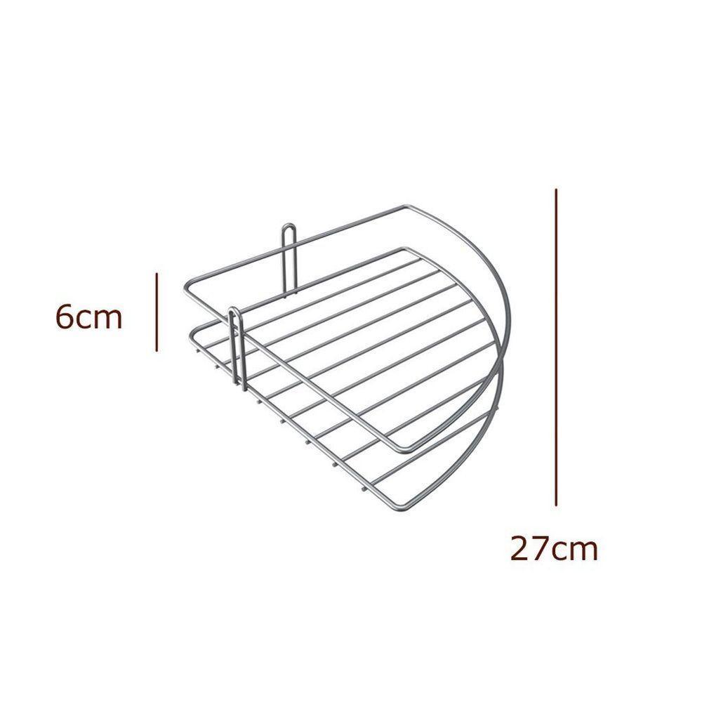 Porta Shampoo De Canto Em Aço - Stolf Cromado - 2