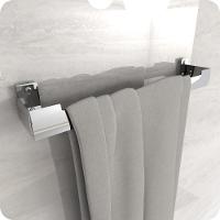 Porta Toalha Rosto Inox Suporte Banheiro Toalheiro Elg - 2