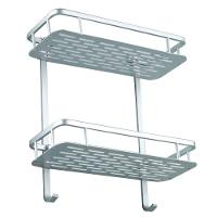 Porta Shampoo Duplo Prateleira Parede Chuveiro Aluminio - 1