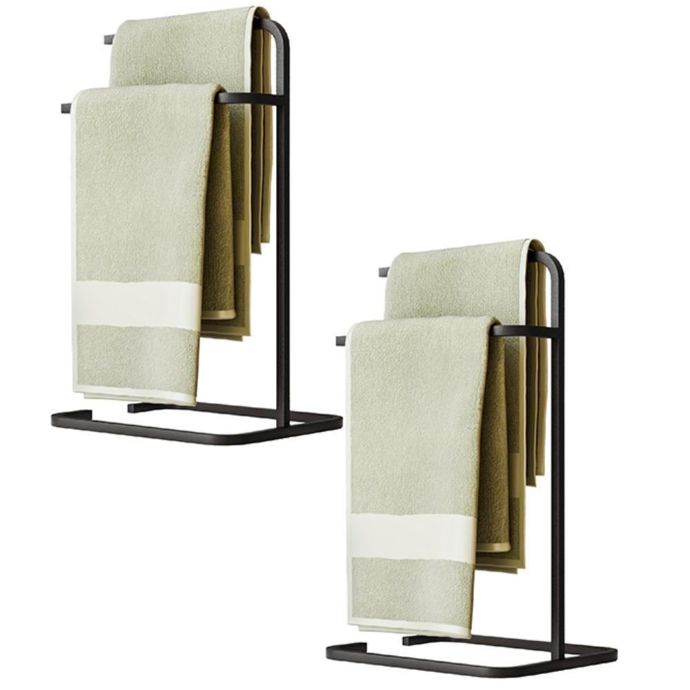 Kit 2 Suporte Porta Papel Toalha Para Pia Bancada Preto - 1