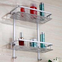 Porta Shampoo Duplo Prateleira Suporte Banheiro Aluminio - 3