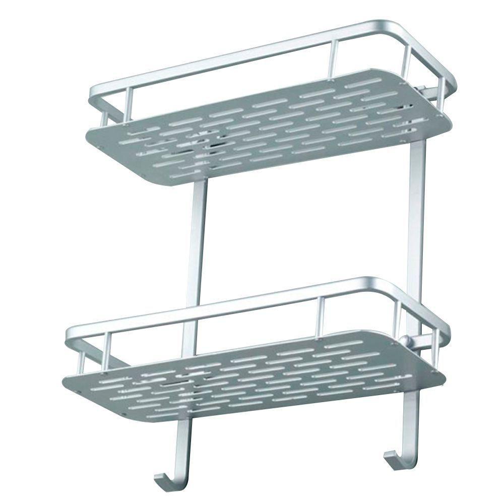 Porta Shampoo Parede Prateleira Duplo Banheiro Chuveiro - 1