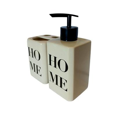 Kit Banheiro Bravadecor Home Em Cerâmica Branco