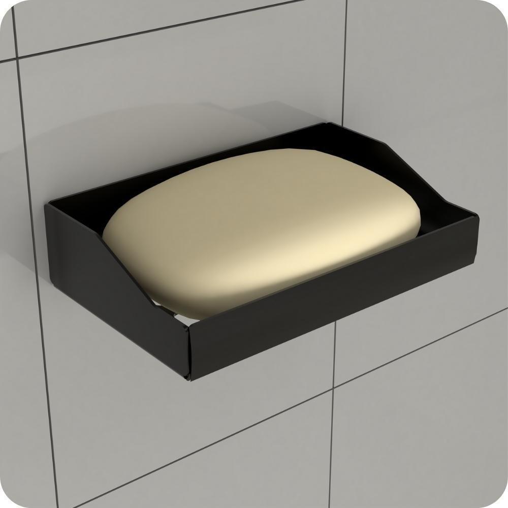 Kit Acessórios Para Banheiro Preto 5 Peças Master Slim Df - 3