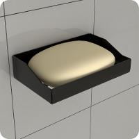 Kit Acessórios Para Banheiro Preto 5 Peças Master Slim Df - 3