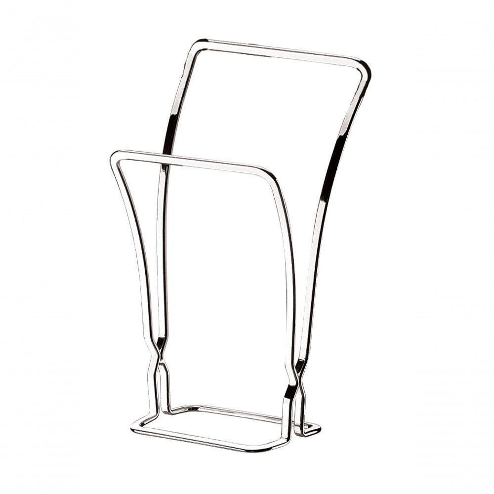 Banheiro Lavabo Cromado 02 Peças Porta Toalha De Bancada - 2