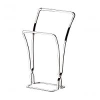 Banheiro Lavabo Cromado 02 Peças Porta Toalha De Bancada - 2