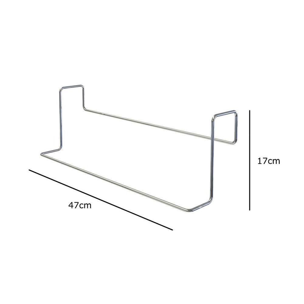 Toalheiro Simples Para Box De Banheiro - Stolf Cromado - 3