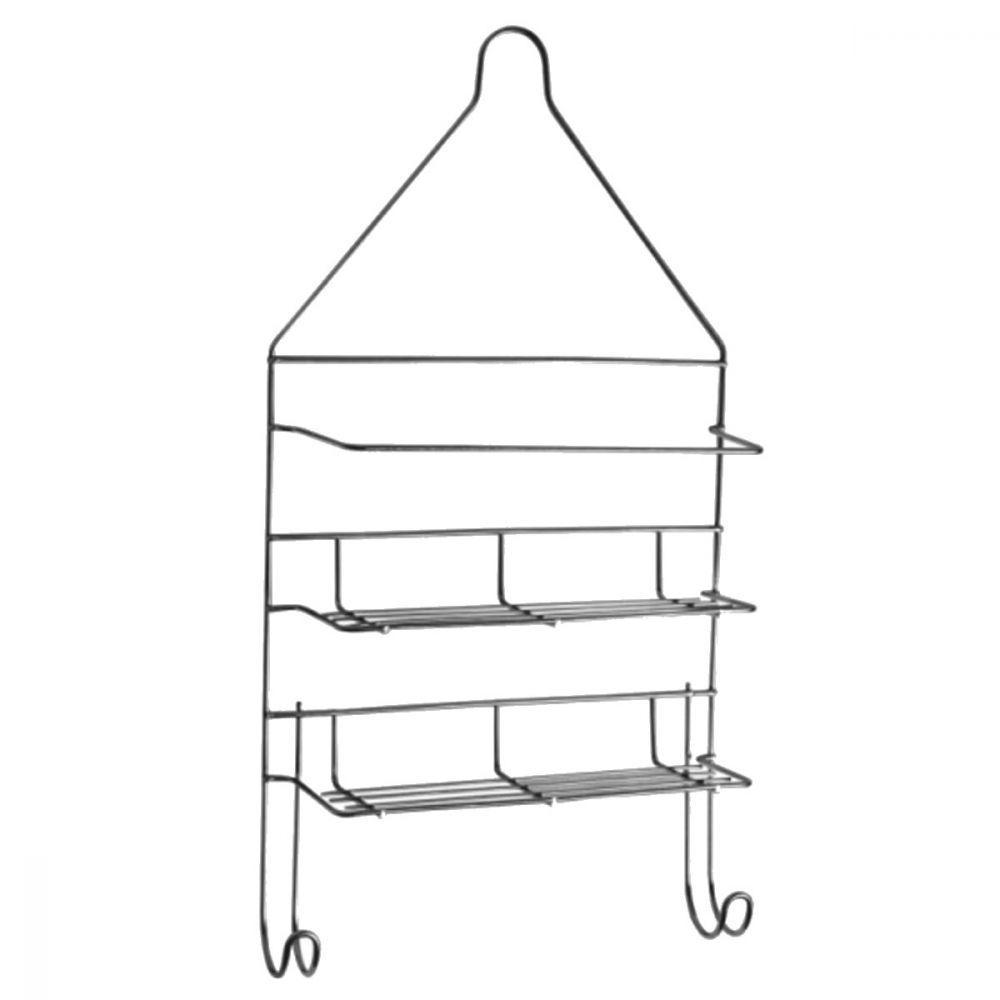 Suporte Porta Shampoo Com 2 Toalheiros 8X26Cm - 2