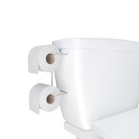 Suporte Duplo De Papel Higiênico Para Caixa Acoplada - Stolf Cromado - 2