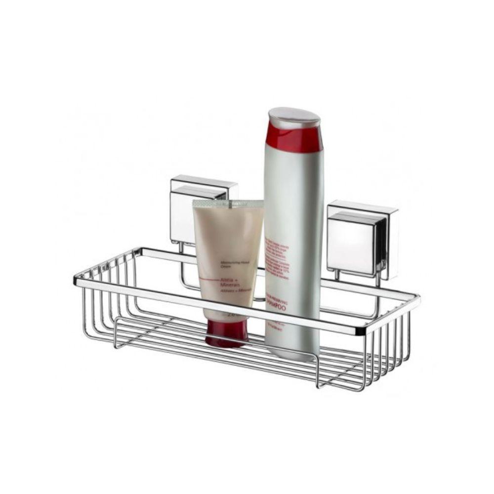 Suporte Para Shampoo Com Ventosa Em Aço Carbono Praticità Mix Future Cromado - 1