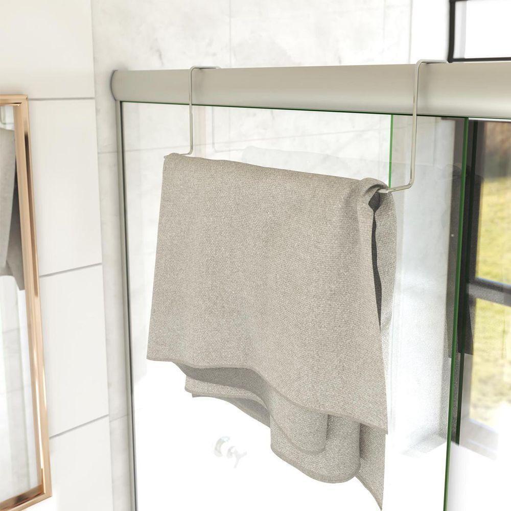 Toalheiro Simples Para Box De Banheiro - Stolf Preto - 2