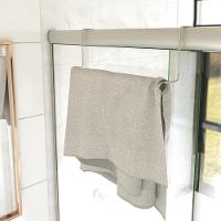 Toalheiro Simples Para Box De Banheiro - Stolf Preto - 2