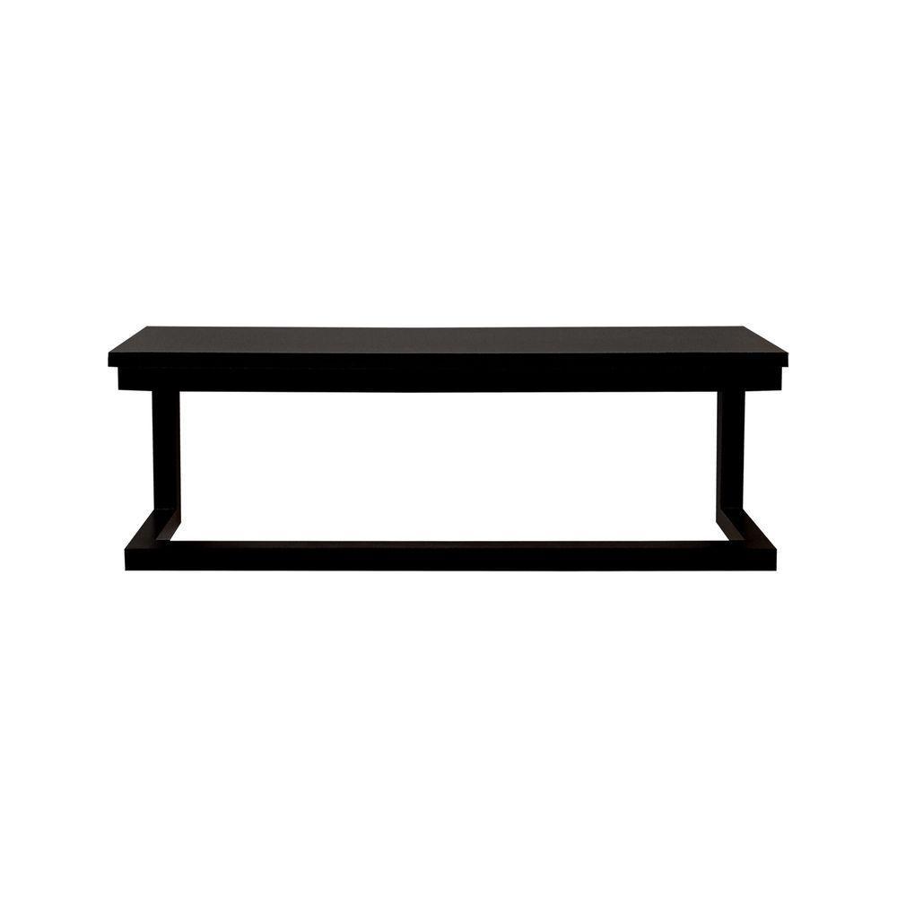 Toalheiro Porta Toalhas De Parede Acessório Para Banheiro Estilo Industrial Preto Laca - 1