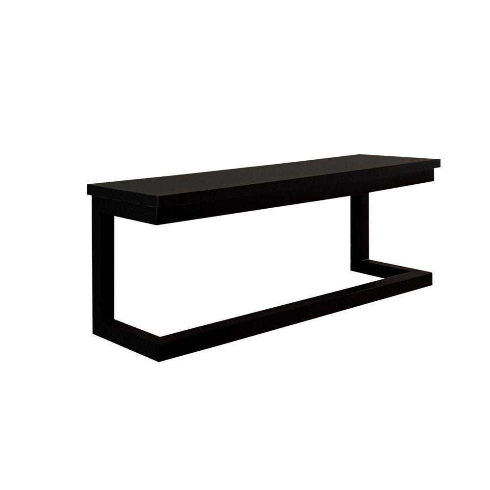 Toalheiro Porta Toalhas De Parede Acessório Para Banheiro Estilo Industrial Preto Laca - 5