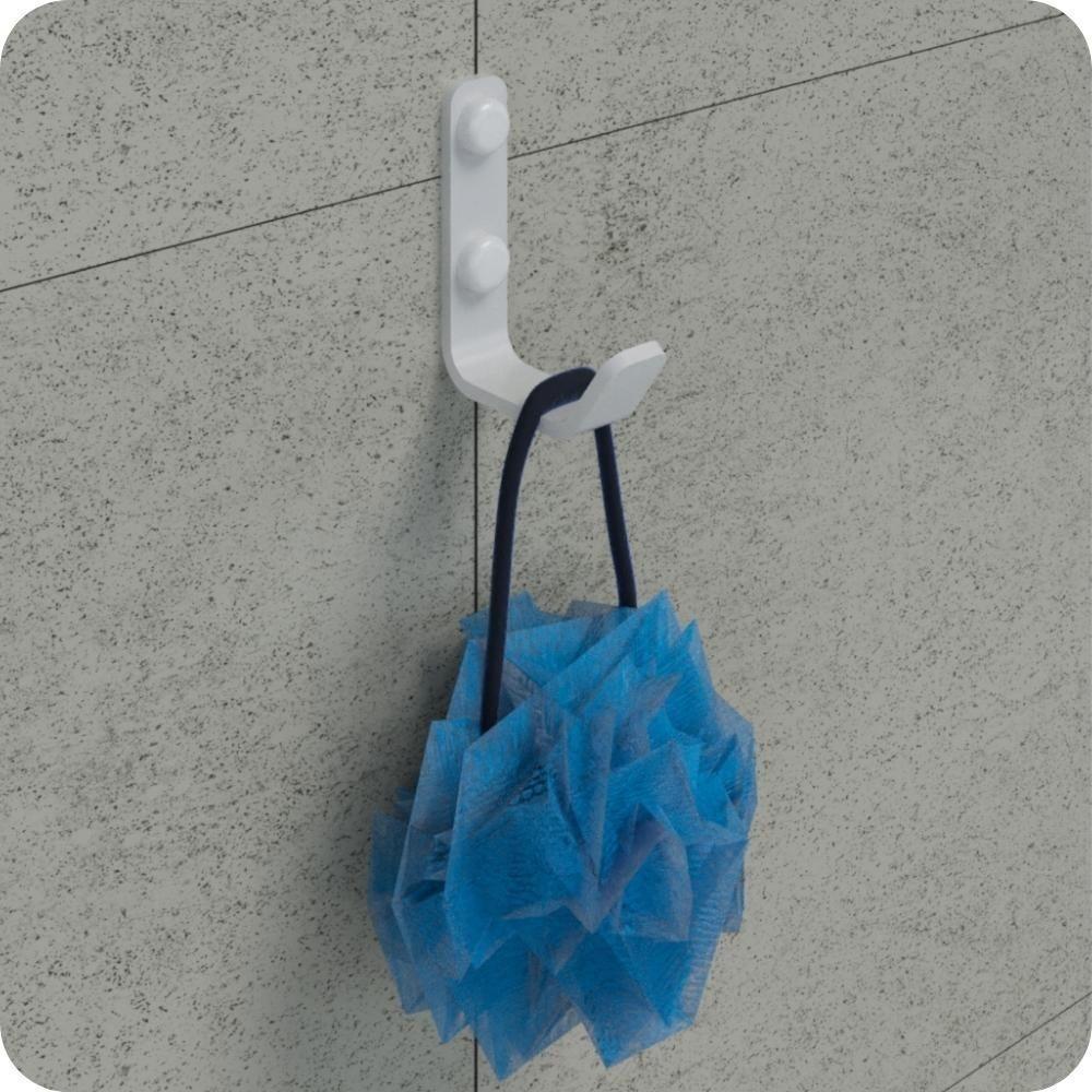 Kit Acessórios Para Banheiro Branco 4 Peças Max - 3