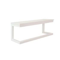 Toalheiro Porta Toalhas De Parede Acessório Para Banheiro Estilo Industrial Branco Laca - 1