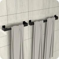 Kit Acessórios Para Banheiro Preto Fosco 4 Peças Elg - 2