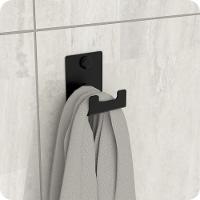 Kit Acessórios Para Banheiro Preto Fosco 4 Peças Elg - 5