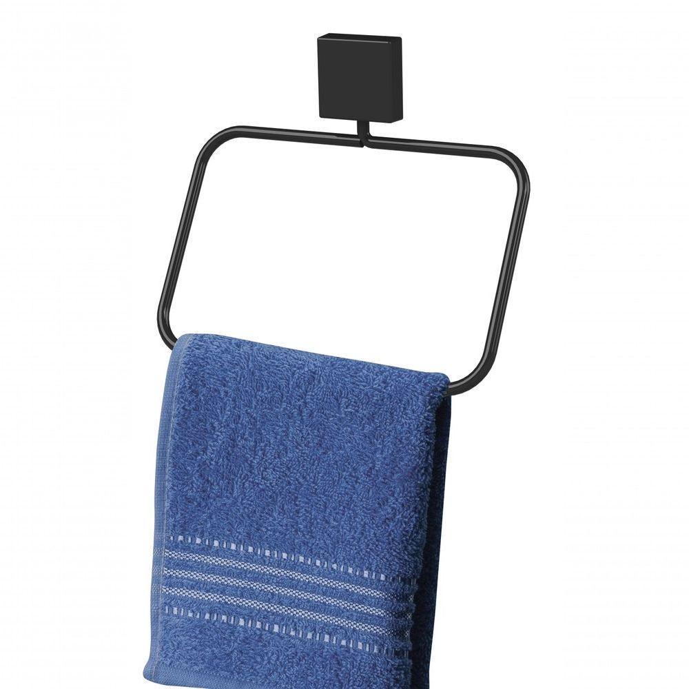 Suporte Para Toalha De Rosto Preto Future 8507 Pt - 2