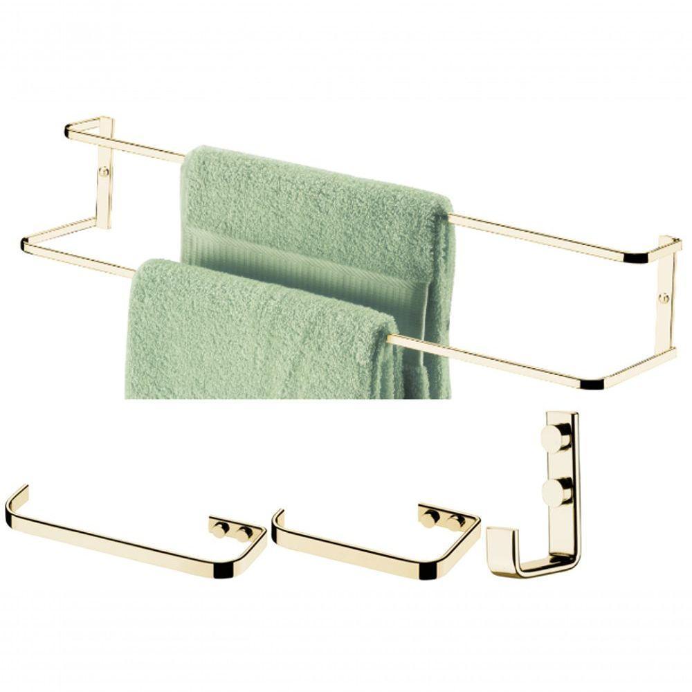 04 Pçs Future Porta Toalha toalheiro Rosto Papeleira Cabide - 1