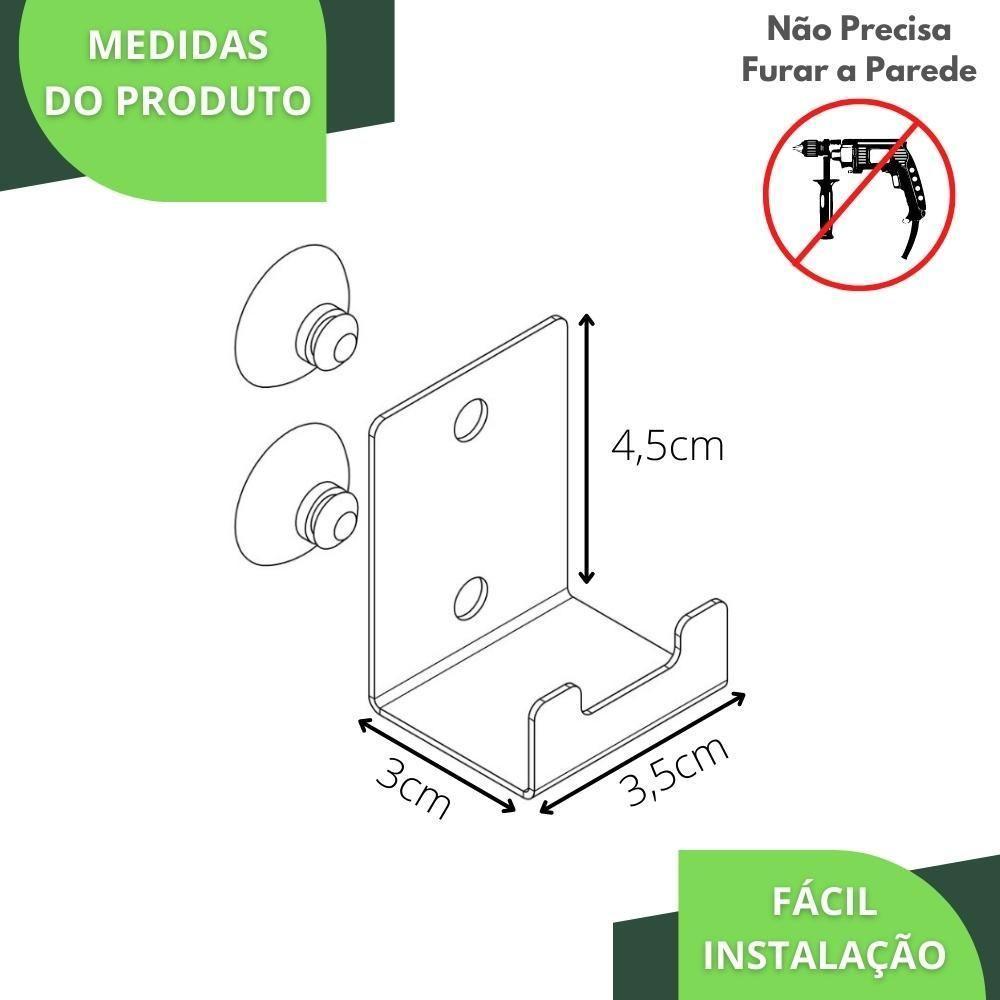 Gancho De Parede Inox Ventosa Toalha Cabide Banheiro Elg - 3