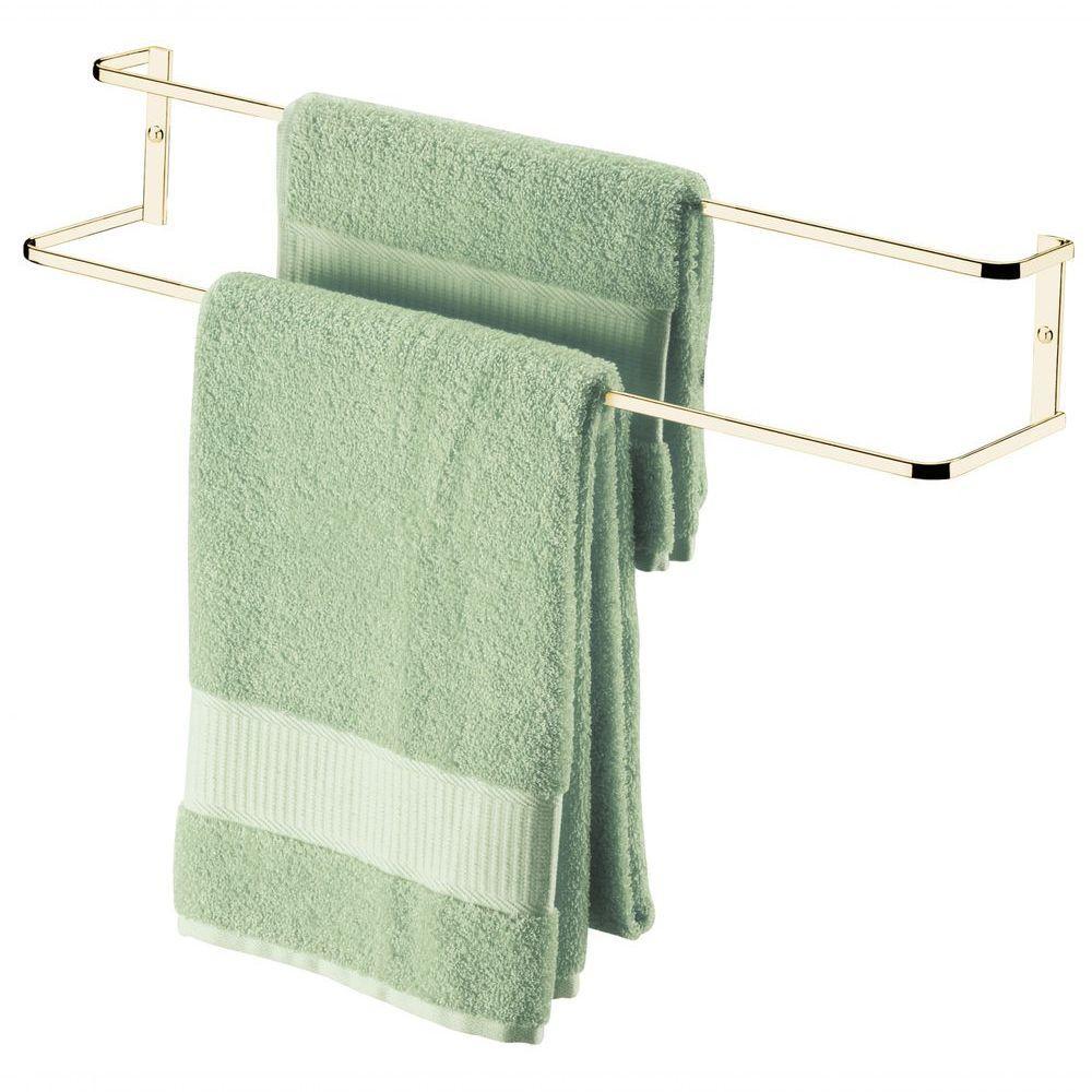 Porta Toalha Dourado Sup P/ Toalha Duplo 60 Cm Future 1668dd - 1