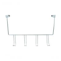 Toalheiro De Porta Aço Cromado Plus 4 Ganchos - Araminas - 1