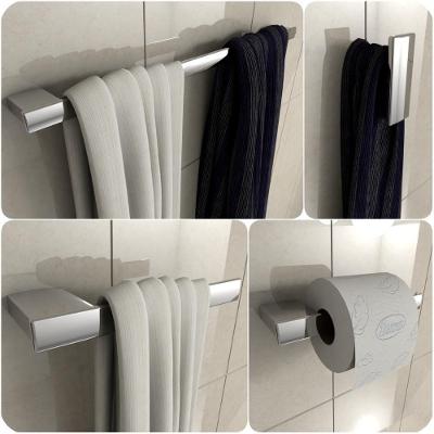 Kit de Acessórios para Banheiro Cromado Master 4 Peças