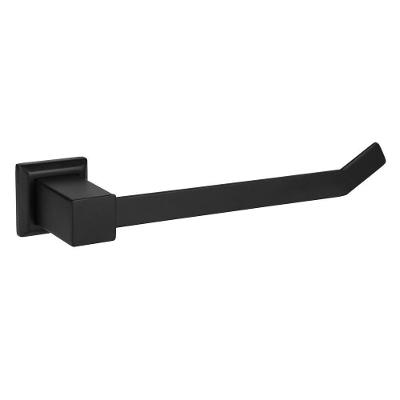 Porta Toalha De Rosto Preto Fosco Toalheiro Inox