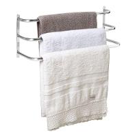 Porta Toalhas Toalheiro Triplo para Porta ou Parede 48cm - 3