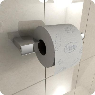 Porta Papel Higiênico Master Cromado Dupla Fixação