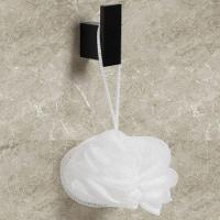 Kit 4 Acessórios para Banheiro Preto Master Toalheiro Duplo