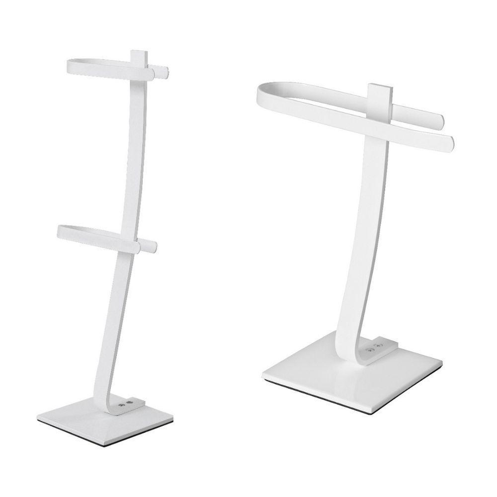 Kit Toalheiro De Bancada E Papel Higiênico De Chão Branco - 7