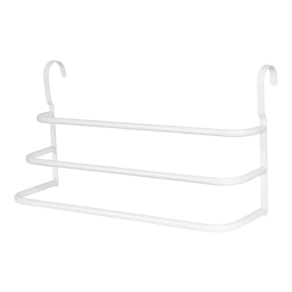 Porta Toalhas Triplo Toalheiro para Box Branco 60cm - 3