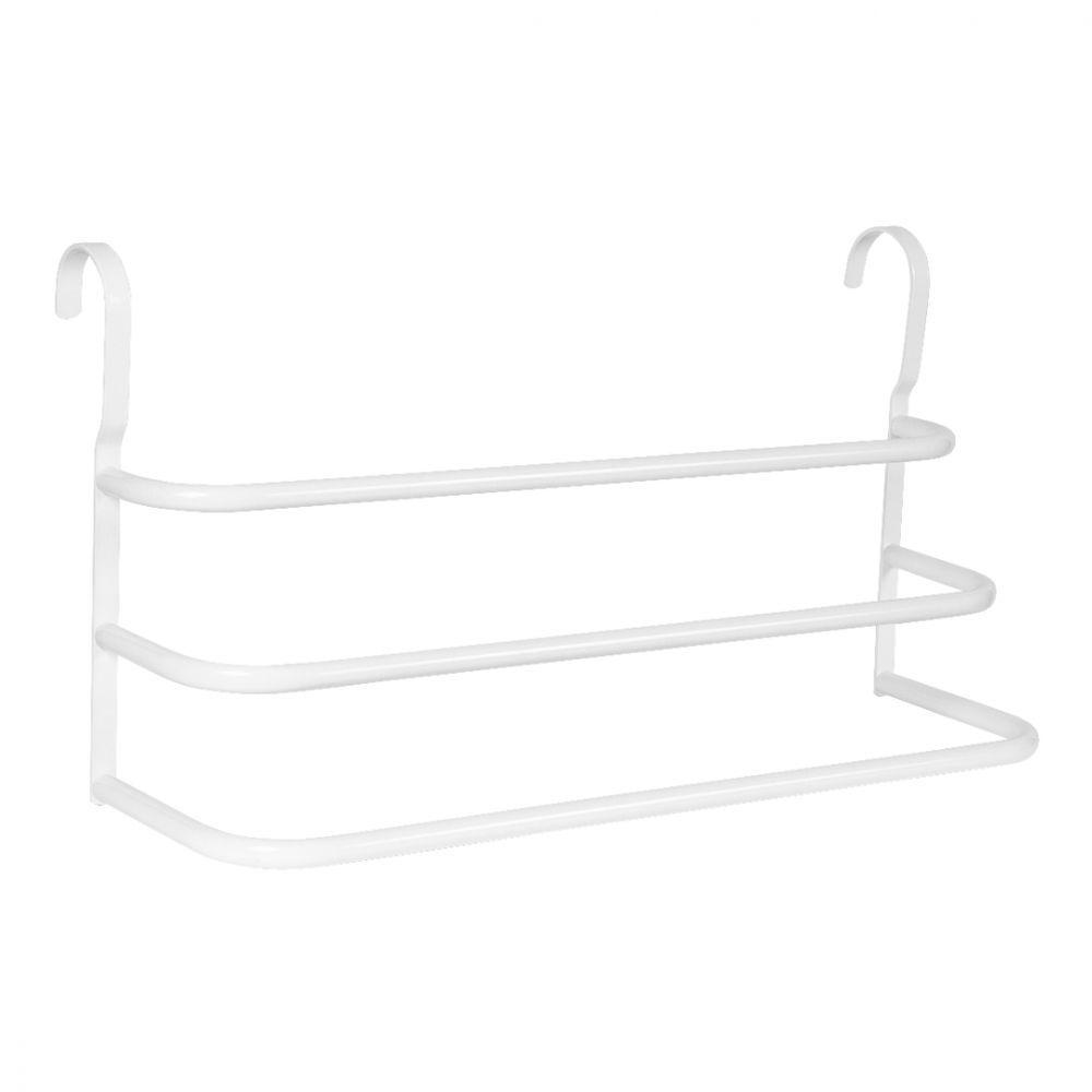 Porta Toalhas Triplo Toalheiro para Box Branco 60cm - 6