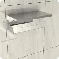 Porta Papel Higienico Com Suporte Para Celular Inox Elg - 3